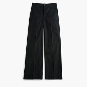 J. Crew Frankie pant in stretch Black Corduroy Wide Leg Pants Size 4